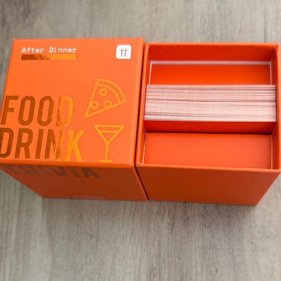 After Dinner Food Drink Trivia Game - never used - Picture 2 of 2